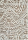 8' X 11' Beige and Brown Abstract Distressed Area Rug