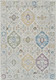 4' X 6' Beige and Gray Abstract Distressed Area Rug