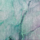 2' X 3' Green Abstract Washable Non Skid Indoor Outdoor Area Rug