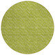 8' Round Moss Green Round Geometric Washable Non Skid Indoor Outdoor Area Rug