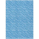 8' X 10' Blue Geometric Washable Indoor Outdoor Area Rug