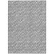 9' X 12' Gray Geometric Washable Non Skid Indoor Outdoor Area Rug