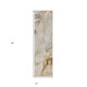 2' X 8' Beige and Brown Abstract Washable Indoor Outdoor Runner Rug