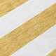 8' Round Gold Round Striped Washable Non Skid Indoor Outdoor Area Rug