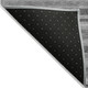 9' X 12' Gray and Black Striped Washable Indoor Outdoor Area Rug