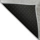 3' X 5' Gray Geometric Washable Non Skid Indoor Outdoor Area Rug