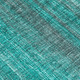 5' X 8' Teal Striped Washable Non Skid Indoor Outdoor Area Rug