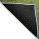 8' X 10' Green Abstract Washable Non Skid Indoor Outdoor Area Rug