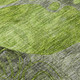 10' X 14' Fern Green and Gray Abstract Washable Indoor Outdoor Area Rug