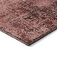 9' X 12' Merlot Abstract Washable Non Skid Indoor Outdoor Area Rug