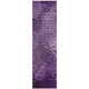 8' Runner Purple Washable Non Skid Indoor Outdoor Runner Rug
