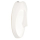 10" White Ceramic Face Round Wall Decor