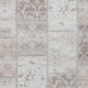 3' X 5' Taupe Patchwork Washable Indoor Outdoor Area Rug