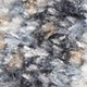 6' Ivory Gray And Charcoal Abstract Runner Rug