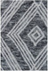 8' X 10' Black and Ivory Wool Abstract Geometric Hand Tufted Non Skid Area Rug