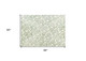 5' X 8' Ivory Wool Floral Hand Tufted Non Skid Area Rug