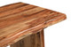 86" Brown Wood Double Pedestal Live Edge Dining Table
