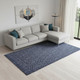 8' X 10' Blue Geometric Hand Woven Area Rug