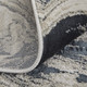 12' X 15' Ivory Black and Taupe Abstract Power Loom Area Rug