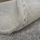 13' X 20' Gray Abstract Power Loom Area Rug With Fringe