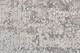 10' Ivory Taupe and Gray Abstract Power Loom Distressed Runner Rug With Fringe