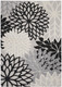 7' X 10' Black And White Handmade Indoor Outdoor Area Rug