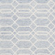 10' X 14' Blue And Ivory Wool Geometric Hand Tufted Area Rug