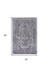 2' X 3' Gray and Silver Oriental Power Loom Worn Faded Area Rug