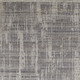 8' X 10' Gray and Ivory Wool Abstract Hand Knotted Worn Faded Area Rug