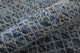2' X 3' Ivory Gray and Blue Wool Hand Knotted Area Rug With Fringe
