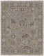 4' X 6' Gray and Brown Wool Oriental Hand Knotted Area Rug With Fringe
