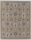 4' X 6' Tan Brown and Gray Wool Oriental Hand Knotted Area Rug With Fringe