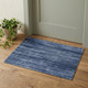 2' X 3' Blue and Gray Power Loom Area Rug