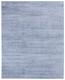 9' X 13' Blue and Ivory Power Loom Area Rug
