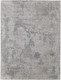10' X 14' Gray and Silver Abstract Hand Woven Worn Faded Area Rug