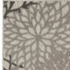 8' Gray Indoor Outdoor Area Rug
