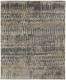 6' X 9' Gray Taupe and Ivory Wool Abstract Hand Knotted Area Rug