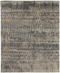 8' X 10' Gray Taupe and Ivory Wool Abstract Hand Knotted Area Rug