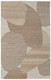 8' X 10' Brown Tan And Ivory Wool Abstract Hand Tufted Area Rug