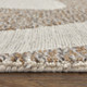 10' X 14' Brown Tan and Ivory Wool Abstract Hand Tufted Area Rug