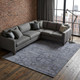 10' X 14' Gray and Blue Abstract Hand Woven Area Rug