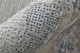 4' X 6' Gray Taupe and Blue Abstract Hand Tufted Area Rug