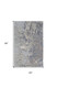 5' X 8' Ivory Taupe and Green Abstract Hand Tufted Worn Faded Area Rug