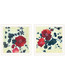 Set Of Two Japanese Blossoms I White Framed Wall Art