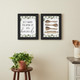 Set Of Two Homemade Kitchen Black Framed Kitchen Wall Art