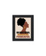 Set Of Two Black is Beautiful Black Framed Wall Art