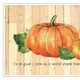 Set Of Two Happy Fall-October Pumpkins White Framed Wall Art