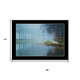 Set Of Two Misty Rivers Black Framed Wall Art