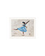 Set Of Two "Ballerina Collection" White Framed Wall Art