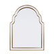 24" Gold Arch Metal Framed Accent Mirror